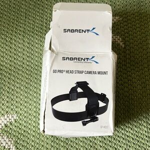 Sabrent GoPro head head strap camera mount